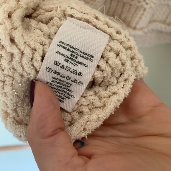 Free People | Halo Pullover Sweater Ivory Med NWOT - Picture 8 of 10